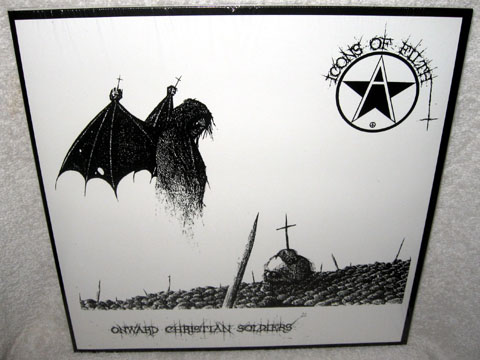 ICONS OF FILTH "Onward Christian Soldiers" LP (PNV) Splatter